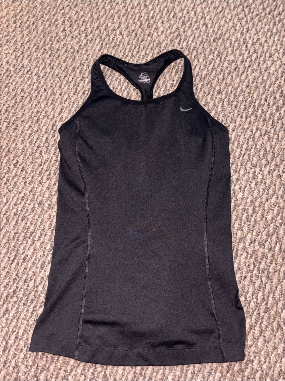 Nike Black Racerback Muscle Tank